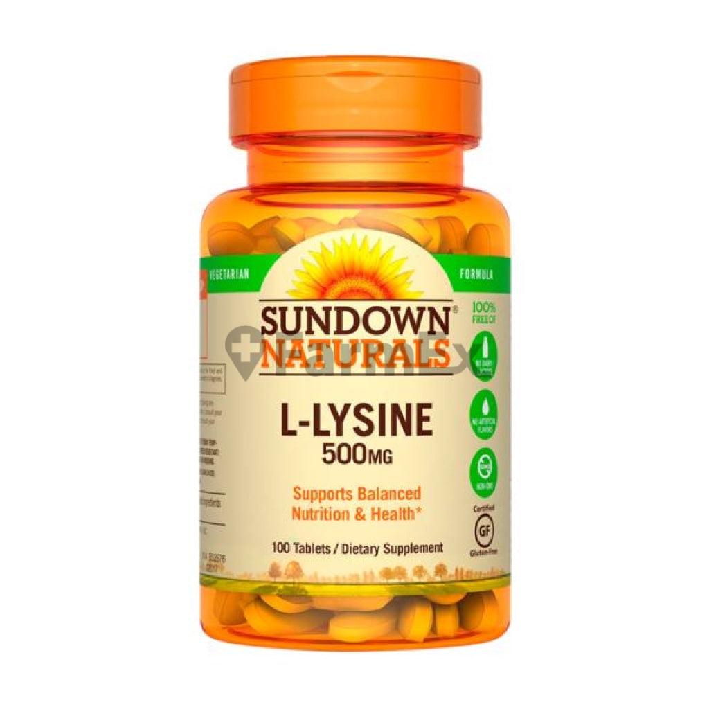 L-Lysine 500 mg x 100 tabletas Farmex